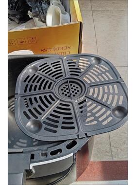 空气炸锅配件烤盘隔油盘烤架滤油盘蒸架通用烤盘套硅胶垫隔垫托盘