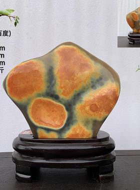 精品特价巴西红黄绿玛瑙聚宝盆玉髓观赏石玄关客厅家居装饰摆件