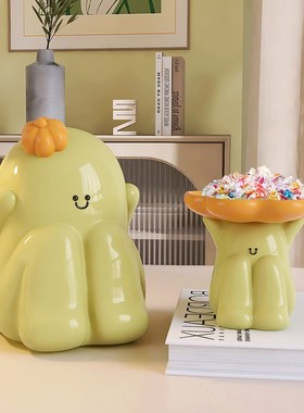 仙人掌钥匙收纳摆件客厅入户门口家居装饰治愈系玄关收纳盒置物架