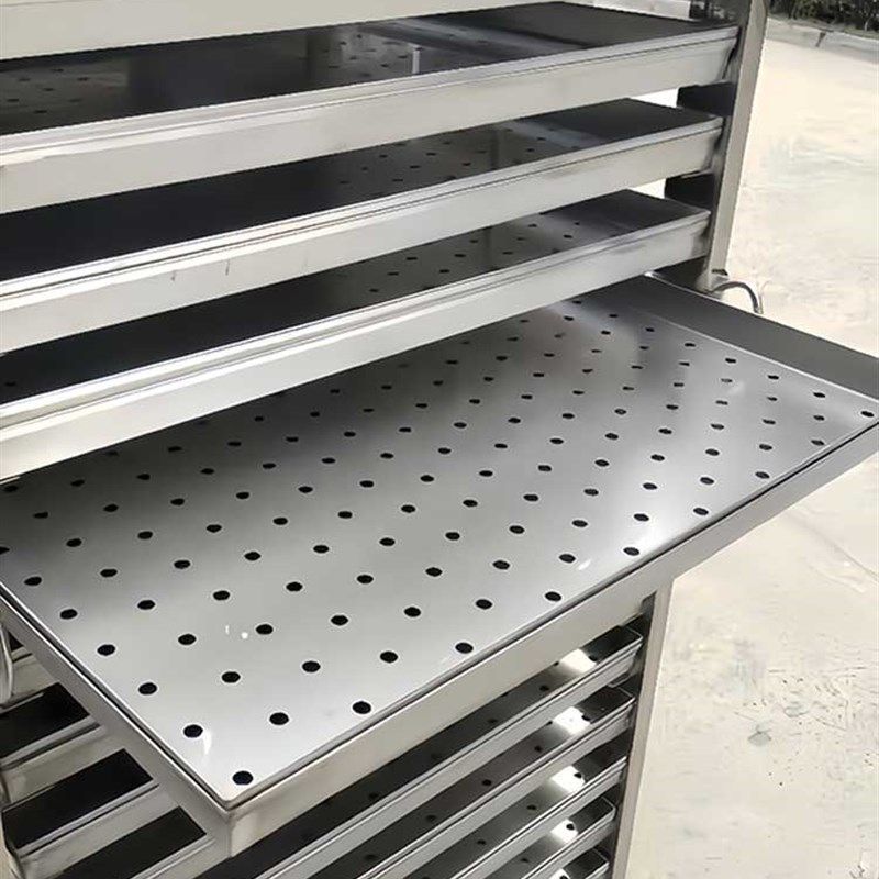 不锈钢托盘加厚食品平盘馒头包子米饭商用耐摔易清洗带孔平底漏盘,淘宝优惠券,粉丝福利购,淘宝优惠卷