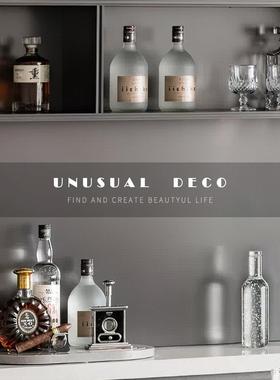 UNUSUAL 样板间酒柜摆件假酒展厅装饰品道具仿真红酒香槟软装组合