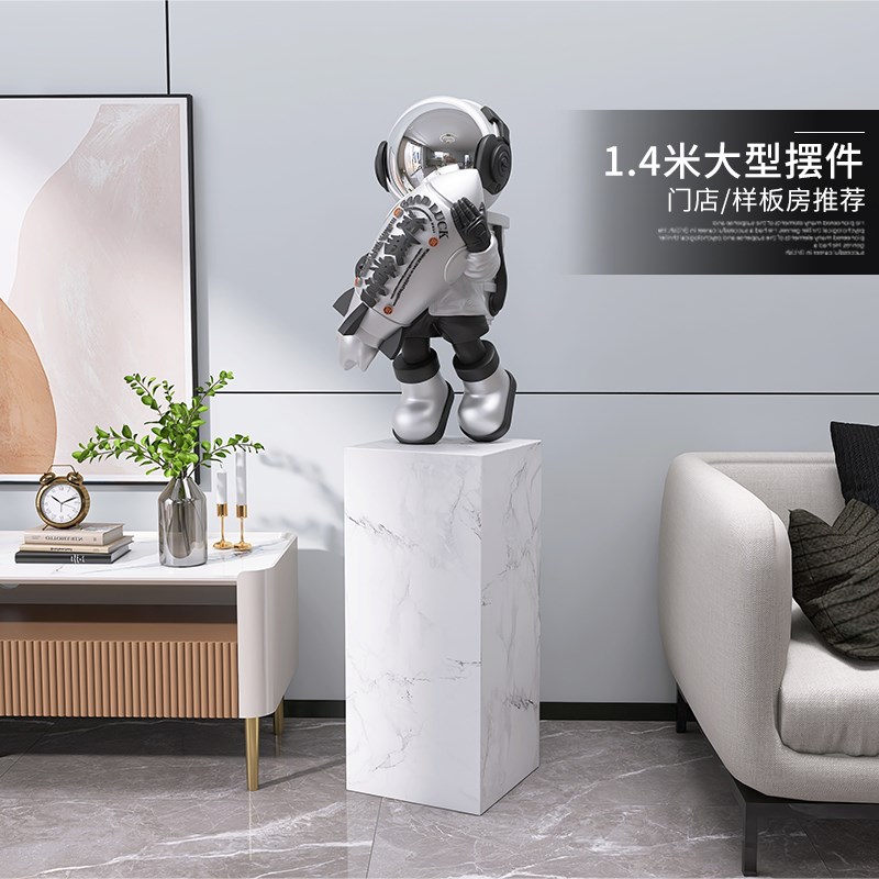宇航员大型落地摆件轻奢大气客厅样板间装饰品太空人雕塑开业礼物 - 图1