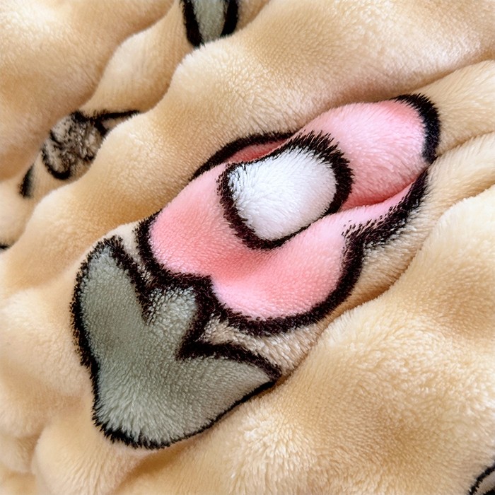 A+兔兔绒豆豆被三层夹棉加厚毛毯毯子牛奶绒冬被泡泡保暖被子被芯,淘宝优惠券,粉丝福利购,淘宝优惠卷