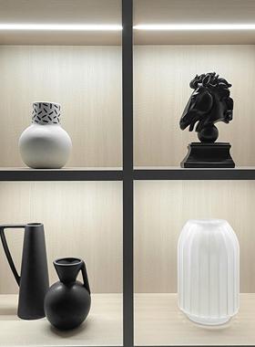 简约现代样板间家居软装饰品创意书柜摆件玻璃陶瓷工艺品ZH3657