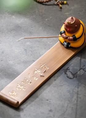 西游记唐僧师徒四人卡通孙悟空猪八戒新中式客厅装饰禅意香插摆件