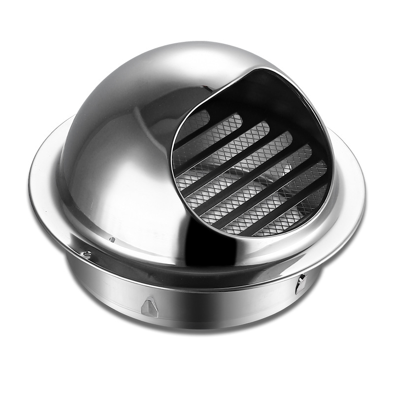 不锈钢通风球油烟机排烟管 排风防风罩新风外墙出通风口网罩排气 - 图3