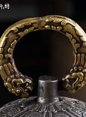 金刚铃居家供具尼泊尔手工艺品铜八吉祥惊鸟铃挂饰风铃挂钟