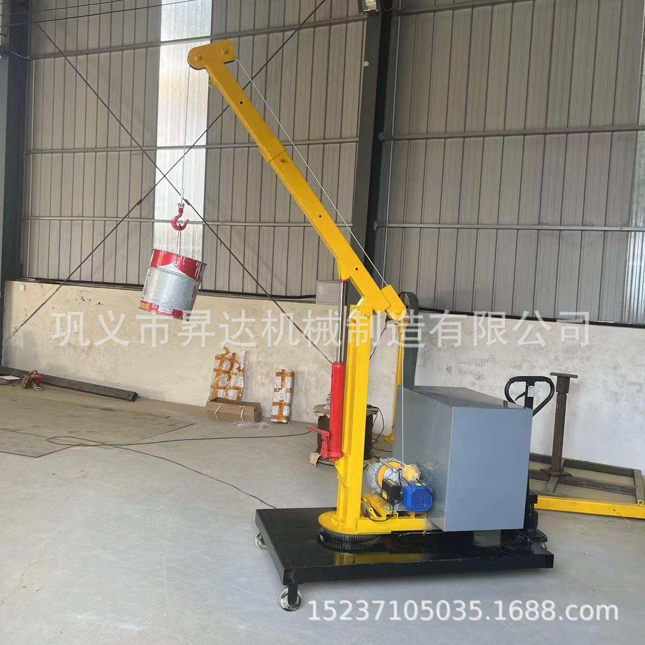 手动伸缩式移动小吊机操作简单移动灵活的起重设备模具吊装,淘宝优惠券,粉丝福利购,淘宝优惠卷