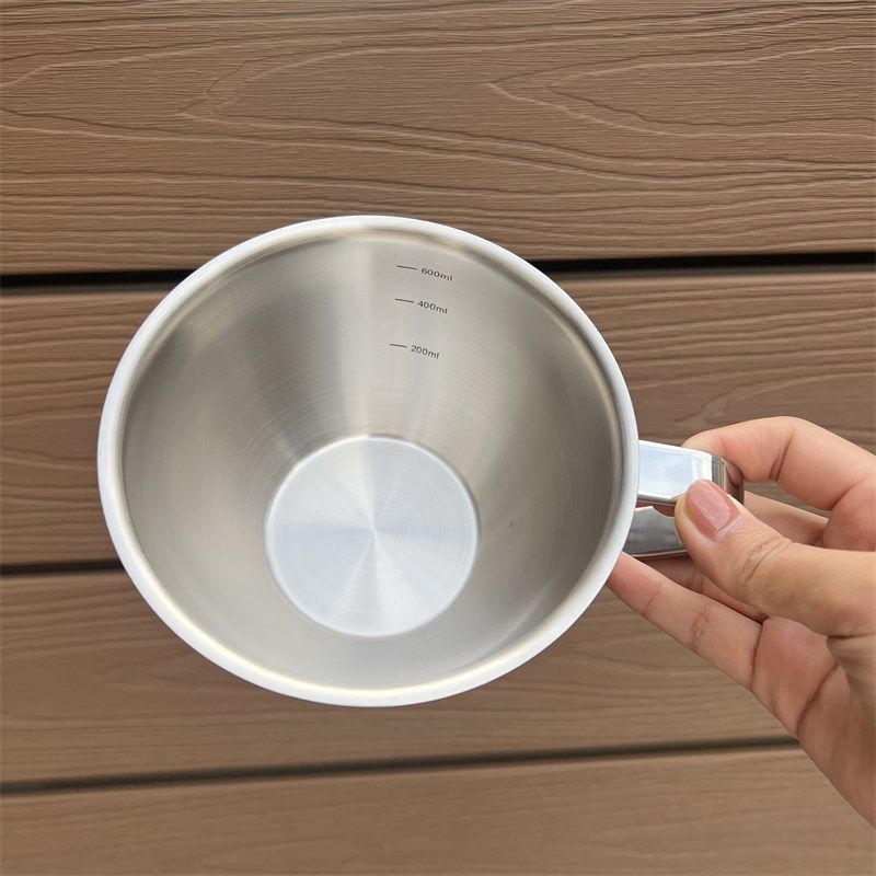 304不锈钢食堂打饭碗带盖泡面碗量杯带手柄嗦粉汤早餐牛奶燕麦杯,淘宝优惠券,粉丝福利购,淘宝优惠卷