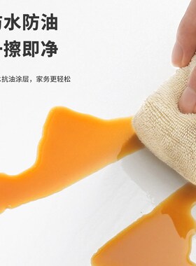 白色橱柜贴纸柜门翻新改色厨房柜子厨柜防水防油S防潮自粘专用贴