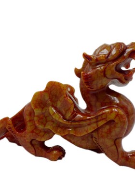 岫玉貔貅一对摆件招财公母皮丘客厅办公室开业乔迁家居饰品工艺品