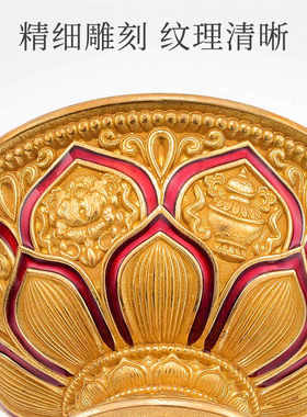 慧财纯铜前供水杯财神供水杯八吉祥供杯供碗七供杯高脚供水杯酒杯