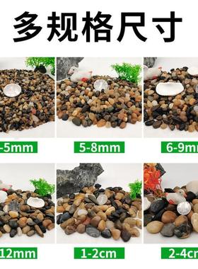 鱼池底部装饰品石头鱼缸里的庭院造景阳台摆件水缸水池小院流水景