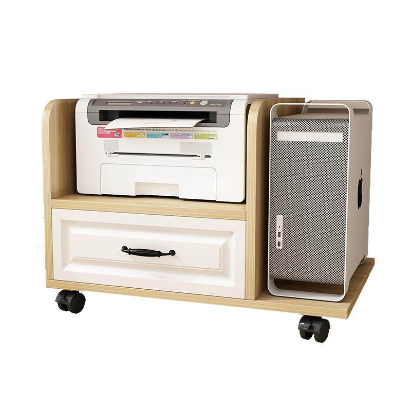 Simple desktop computer host placement cabinet under the table printer rack floor-standing chassis storage machine support main cabinet