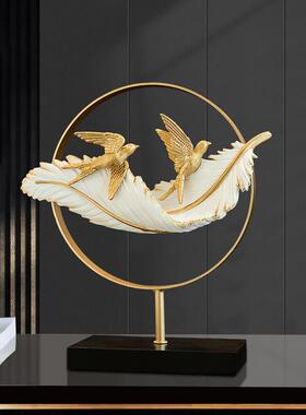 福岩引富贵饰品轻奢高端客厅入口电视柜酒柜装修办公室入住礼品