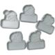 Teacher Weitian Children's Day Graduation Season Frosted Cookie Mold Cartoon White Chinese Baked Cake Decoration DIY
