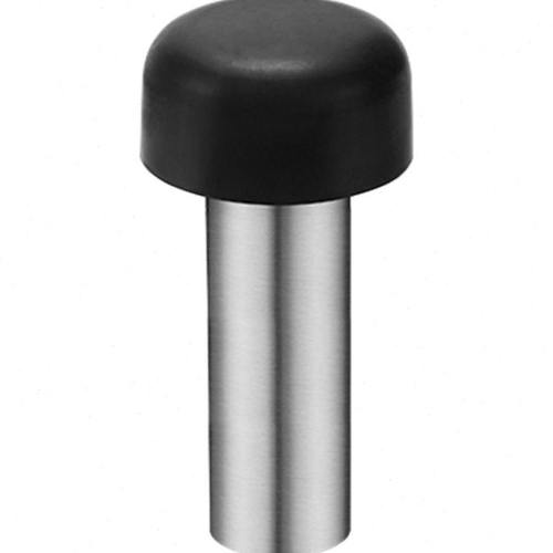 304不锈钢实心加高门挡门阻 玻璃门档门顶防撞橡胶门碰限位器地装 - 图3