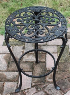 欧式创意铸铁花架置物架家居酒店别墅办公室花盆架摆件花托花几