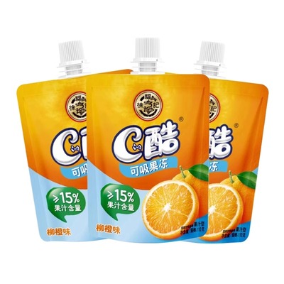 徐福记C的酷可吸果冻柳橙味果汁