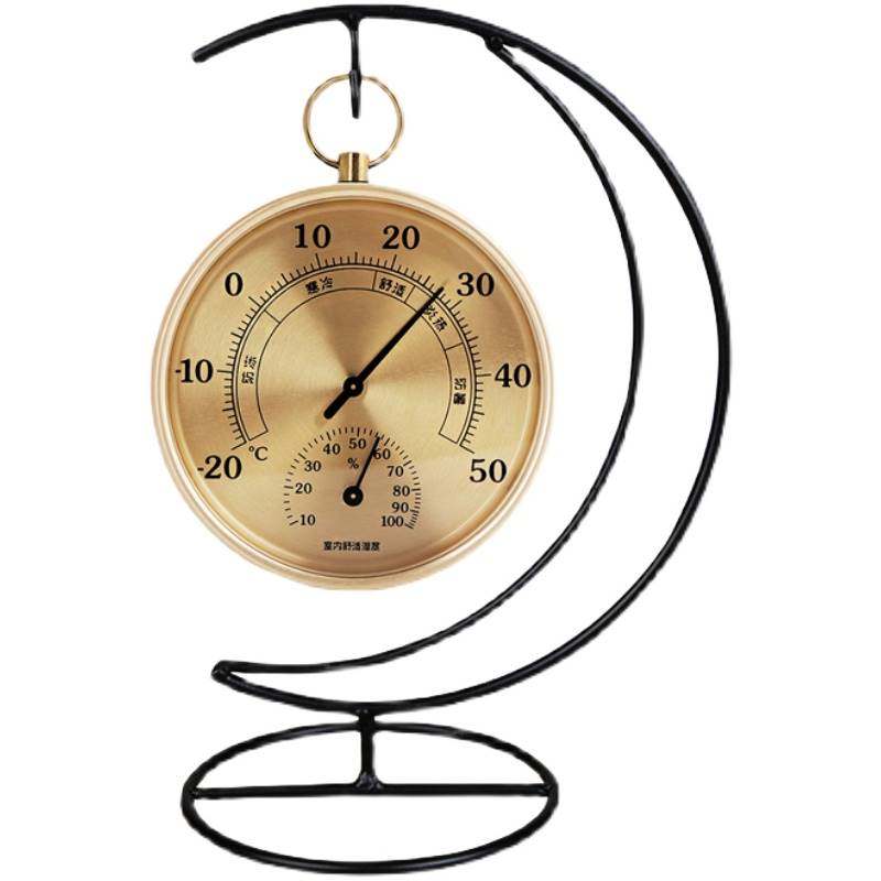 欧式复古室内温度计家用精准创意客厅可爱摆件婴儿房挂式温湿度计,淘宝优惠券,粉丝福利购,淘宝优惠卷