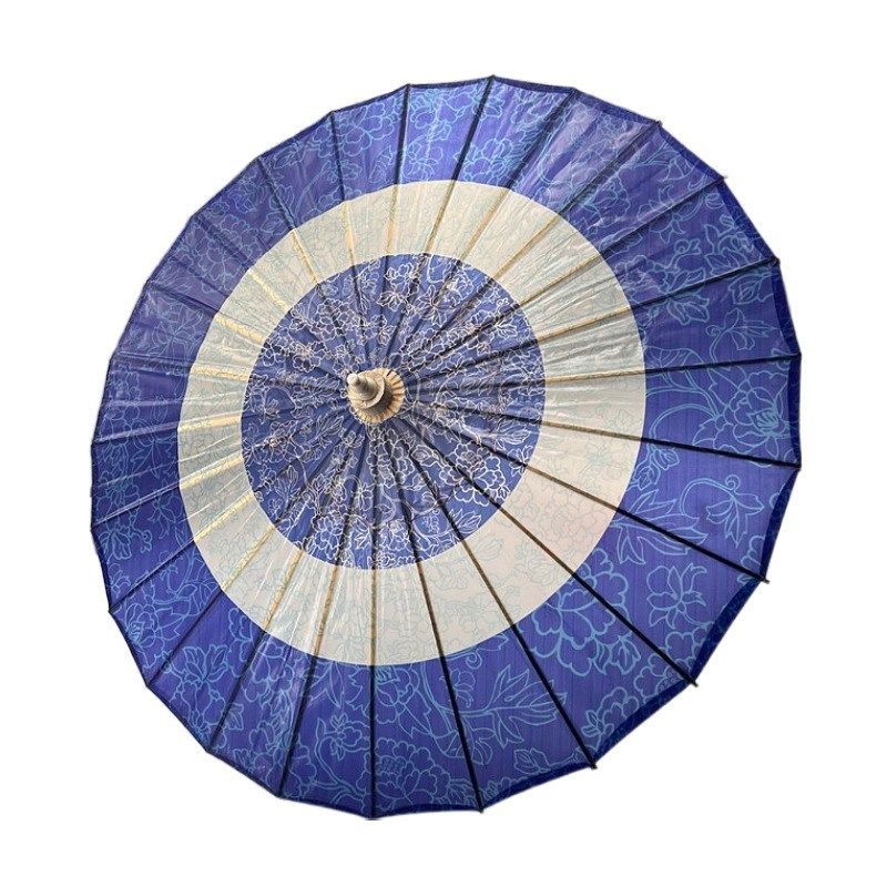 油纸伞古风青花瓷防雨防晒汉服旗袍走秀伞摄影装饰摆件道具桐油伞,淘宝优惠券,粉丝福利购,淘宝优惠卷
