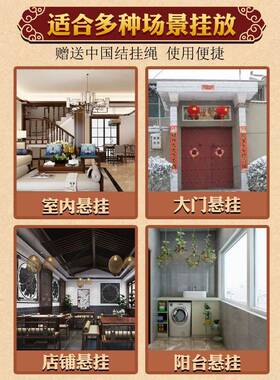 慈铜风阁铜九宫太家极八卦黄镜八卦TMB03WW0凹凸平面镜子用大门对