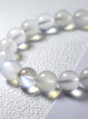 天然蓝月光石手链女款