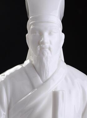 东方泥土新中式人书物雕塑D02-108A摆件王阳明客厅量柜书房架酒桌