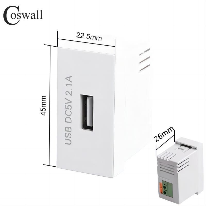 45型嵌入式USB typeC插座20瓦快充卡扣模块双USB隐形插座45*22.5,淘宝优惠券,粉丝福利购,淘宝优惠卷