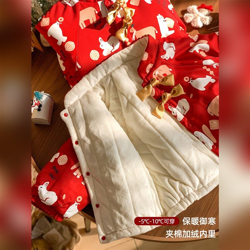 婴儿冬季夹棉连体衣新生儿宝宝冬装夹棉加绒加厚防风保暖爬爬服潮,淘宝优惠券,粉丝福利购,淘宝优惠卷