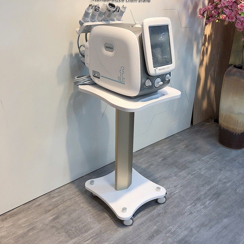 简约美容仪器小推车小气泡底座水光仪架子皮肤检测仪移动置物架,淘宝优惠券,粉丝福利购,淘宝优惠卷