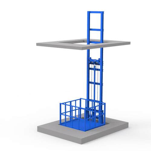 液压货梯二层厂房仓库用厂家现货2吨小型电动导轨液压升降机 - 图2