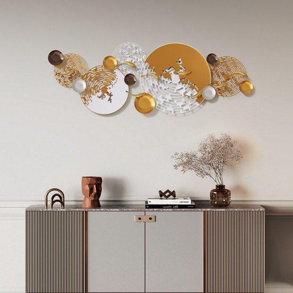 新中式现代家居壁饰立体九鱼图壁挂客厅电视沙发背景墙面装饰挂件,淘宝优惠券,粉丝福利购,淘宝优惠卷