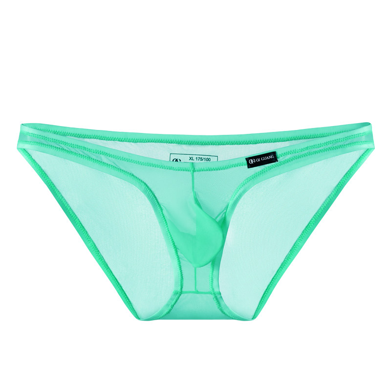 栖光男士内裤冰丝超薄透气三角裤全透明性感日式无痕低腰男生裤头,淘宝优惠券,粉丝福利购,淘宝优惠卷