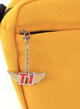 T1金属挂件英雄联盟 SKT T1战队LOGO世界赛周边Faker队伍钥匙扣
