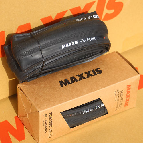 MAXXIS玛吉斯RE-FUSE二代适用公路车700四季25防刺28防滑32外胎 - 图1