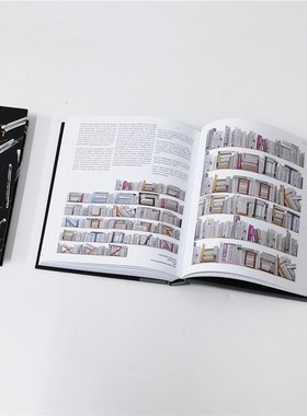 现代字体设计平面艺术画册样板间书房酒店会所展示柜装饰真书摆件