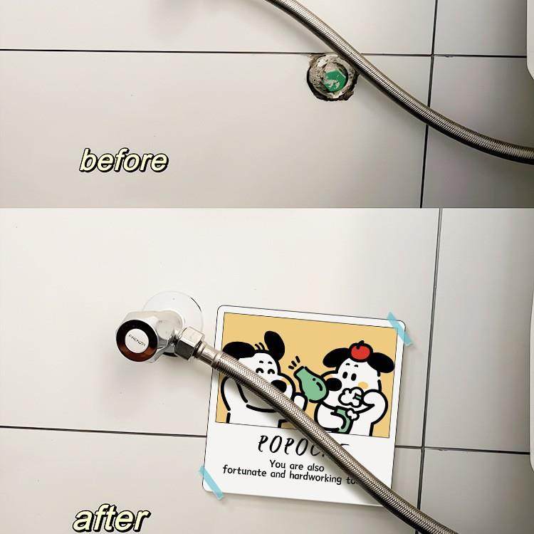 波点瓷砖贴墙面窟窿补洞贴家用装饰墙贴卡通小狗亚克力开关遮洞贴,淘宝优惠券,粉丝福利购,淘宝优惠卷