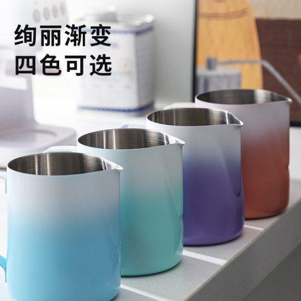 bincoo拉花缸圆嘴拉花杯专业咖啡打奶缸奶泡杯专用刻度牛奶量杯大,淘宝优惠券,粉丝福利购,淘宝优惠卷