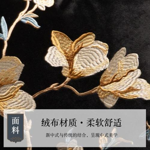 中式红木罗汉床坐垫家用高档沙发垫防滑实木垫子刺绣飘窗垫可定制 - 图2