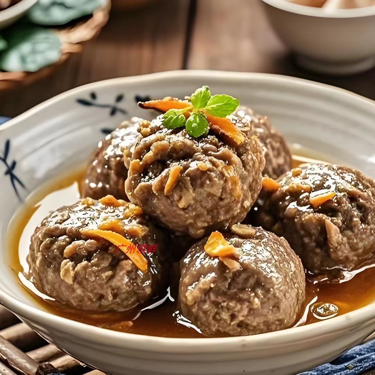 陈皮马蹄牛肉丸茶楼点心食材300g*32包/箱 蟹柳紫菜卷 马蹄牛肉丸,淘宝优惠券,粉丝福利购,淘宝优惠卷