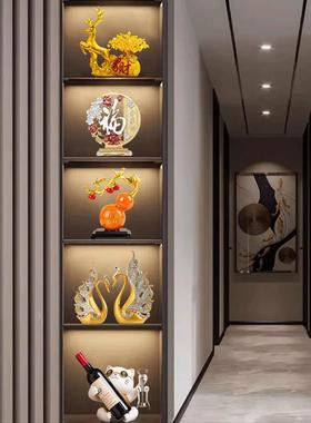 现代酒柜装饰摆饰轻奢高档客厅2025新款高端家居电视柜工艺礼品摆