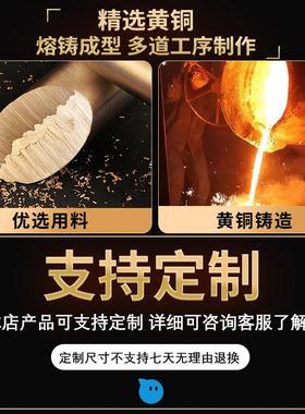 纯铜健身球手把件大号实心铜球摆件中老年人保健球朋友长辈送礼