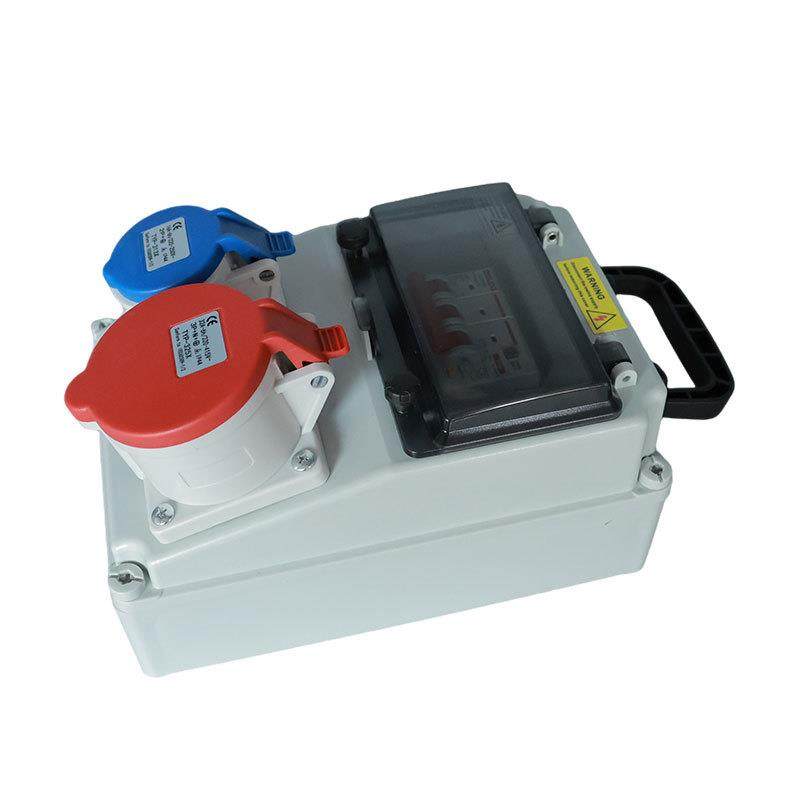 斜坡箱1路220V+1路380V工业转换插头380V插座国标43孔16A220柜体,淘宝优惠券,粉丝福利购,淘宝优惠卷