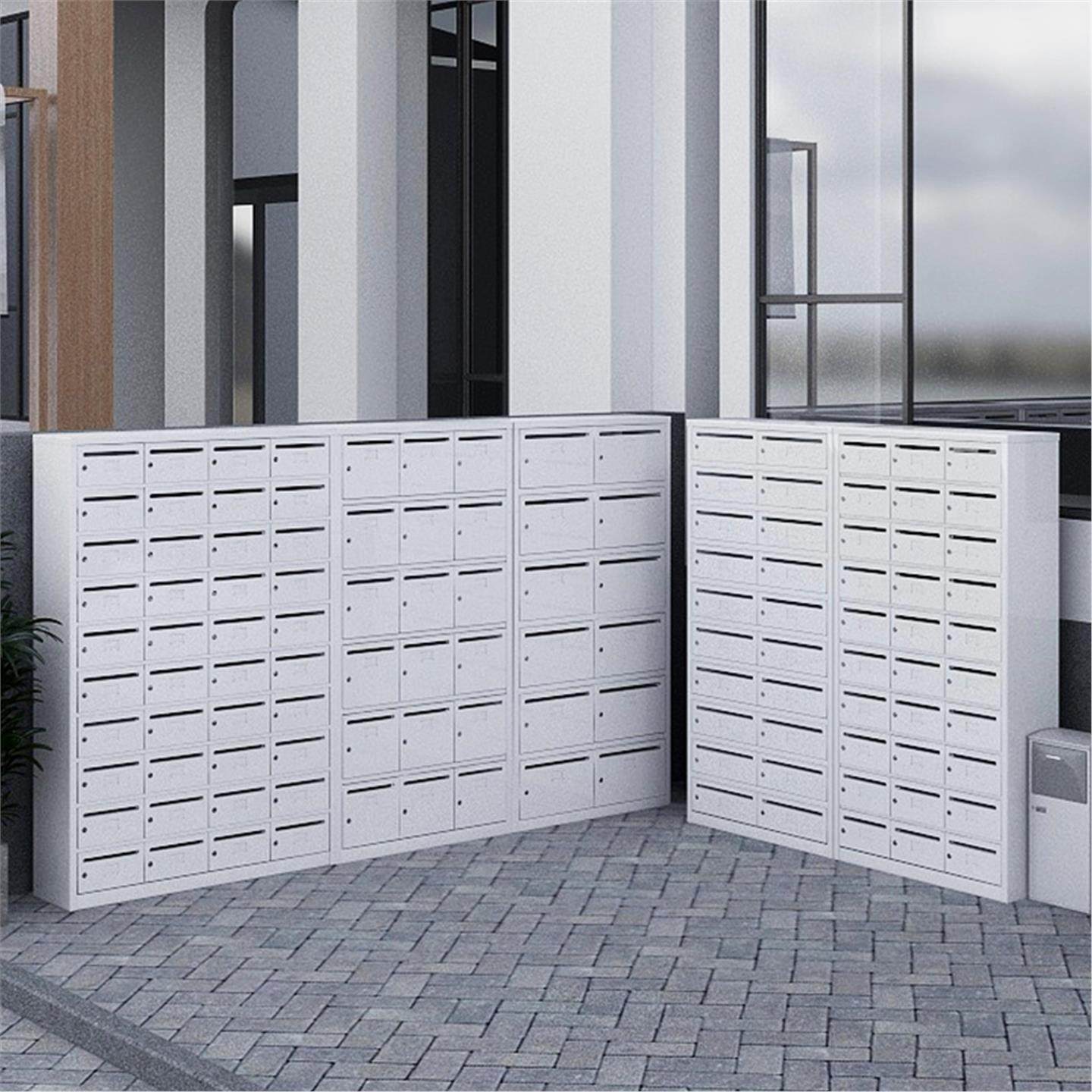 定制小区信报箱钢制多门带锁文件投递柜不锈钢外防雨信件箱奶报箱,淘宝优惠券,粉丝福利购,淘宝优惠卷