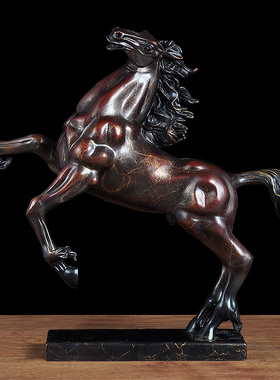 全铜马摆件招财马到成功生肖马客厅装饰品办公室招财店铺开业礼品
