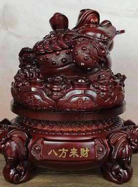 招财金蟾摆件大号金蝉蟾蜍收银台前台摆设送公司店铺酒店开业礼品