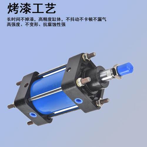 重型全铁气缸QGB II QGA QGS JB80/100/125/160/200/250/320/400 - 图0