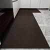 Special kitchen floor mats are water-absorbent, non-slip, anti-oil and stain-resistant, entry door H household wipeable and washable solid color carpet long