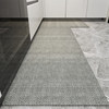 Special kitchen floor mats are water-absorbent, non-slip, anti-oil and stain-resistant, entry door H household wipeable and washable solid color carpet long